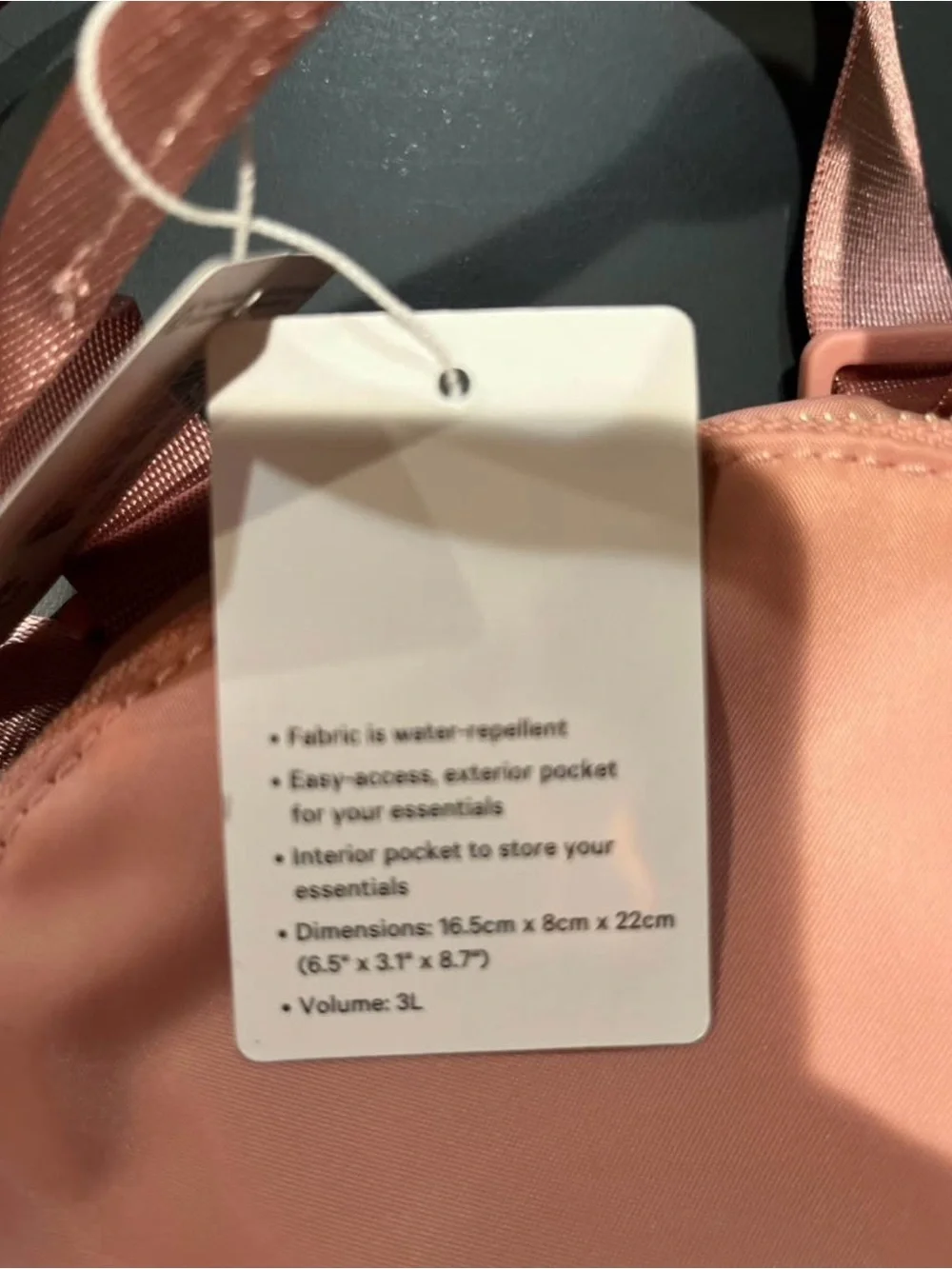 lululemon athletica Dusty Rose Mini Backpack